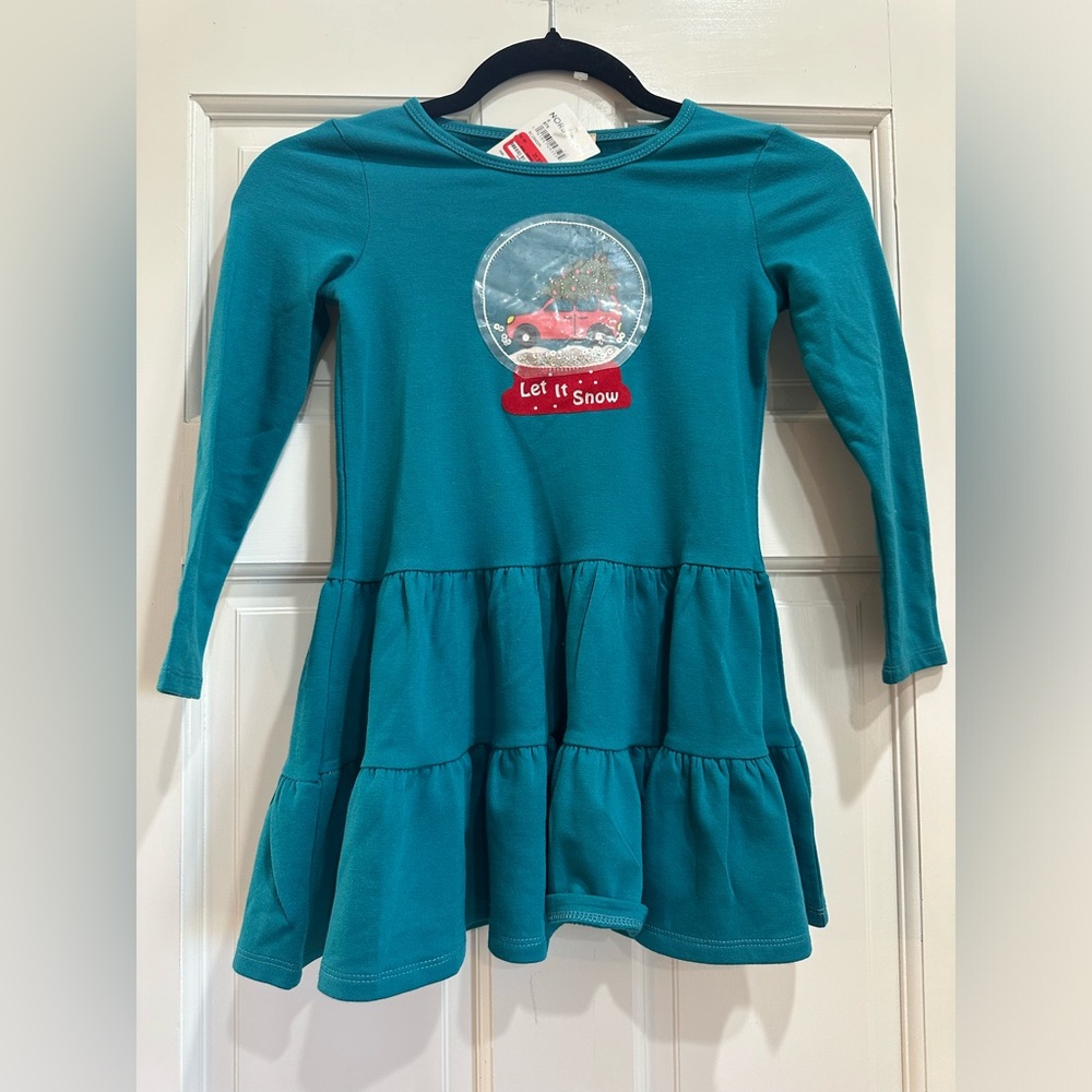NWT Truly Me Girls Let It Snow Dress Size 5